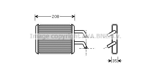 AVA QUALITY COOLING Siltummainis, Salona apsilde KA6045